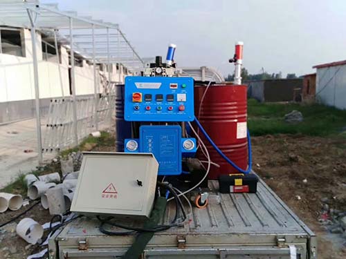 聚氨酯發泡機器 哪個市場賣(圖1) 發泡聚氨酯材料的施工設備